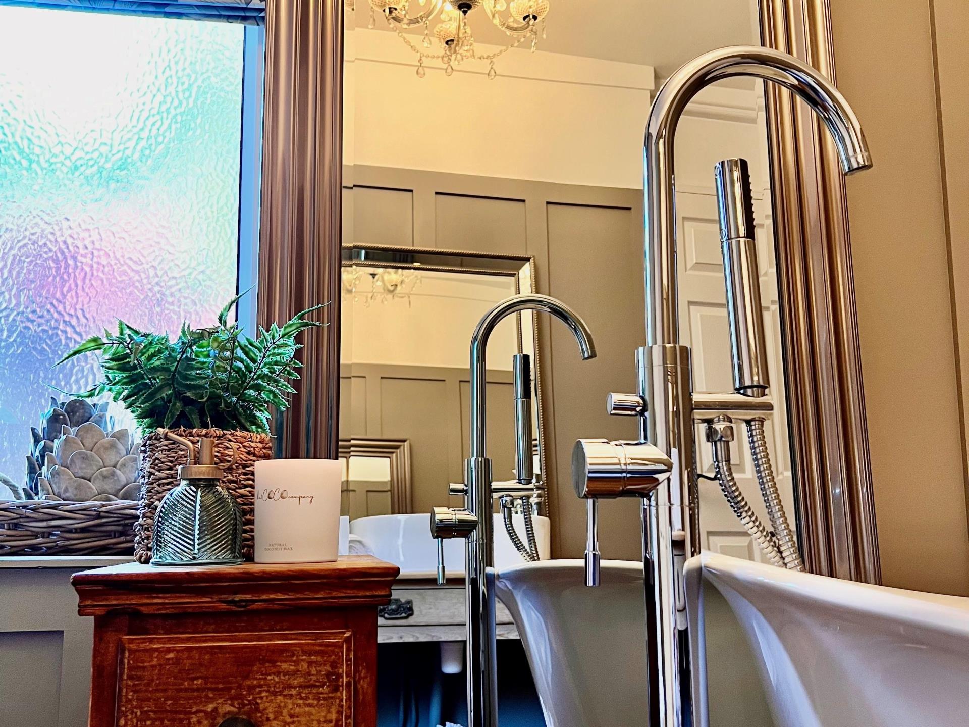 Our luxury bathroom!