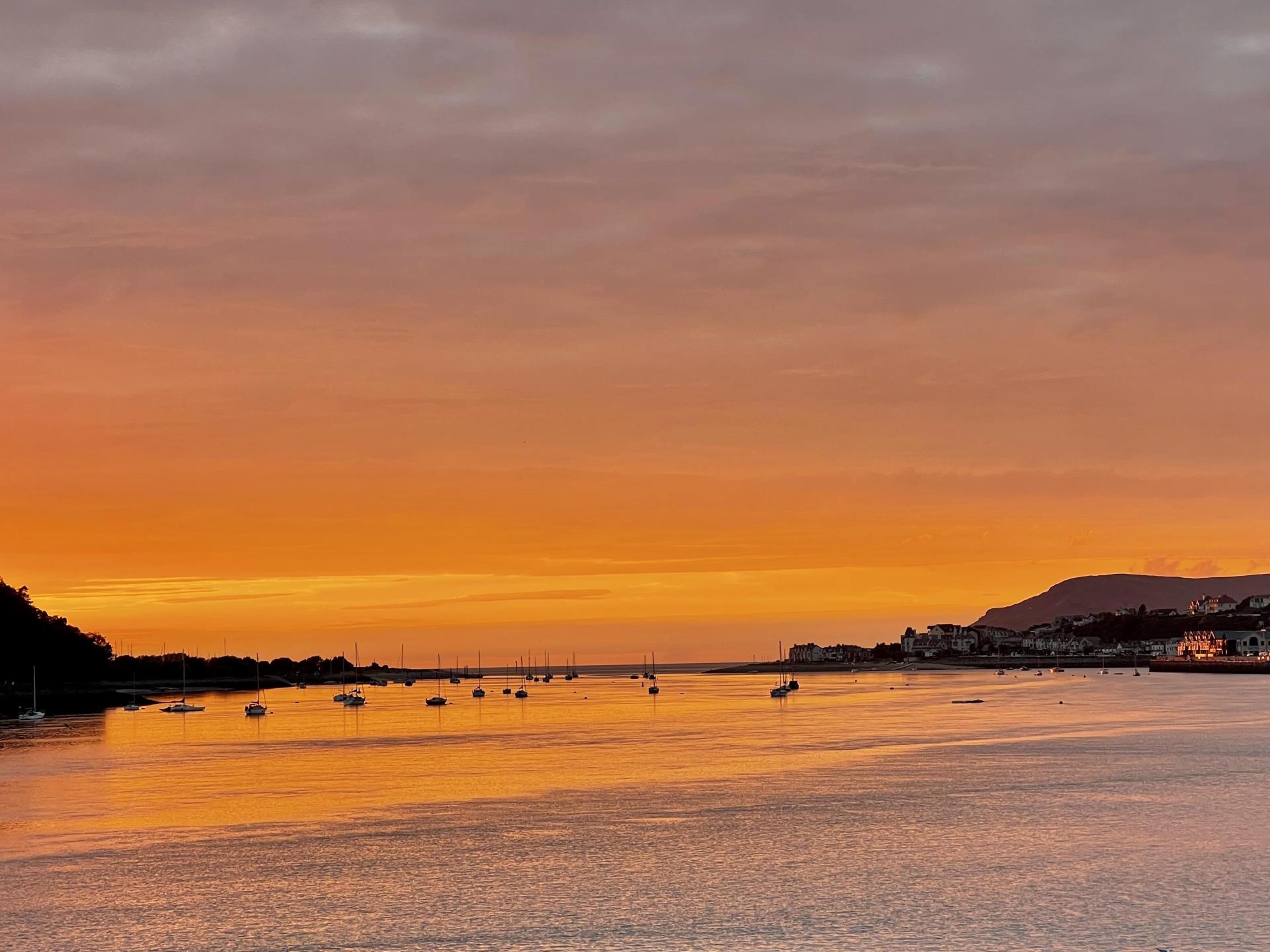 View To Deganwy From Conwy 'Cob'.
