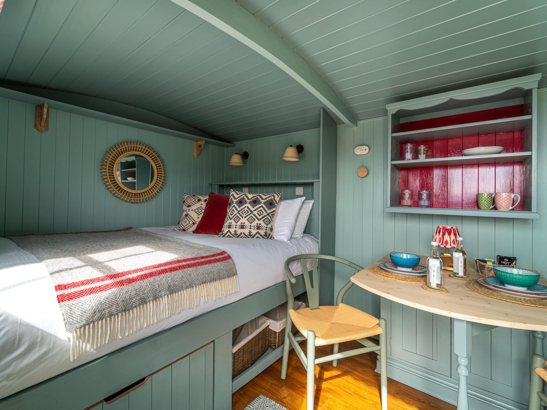 Barlwyd Glamping Huts Interior