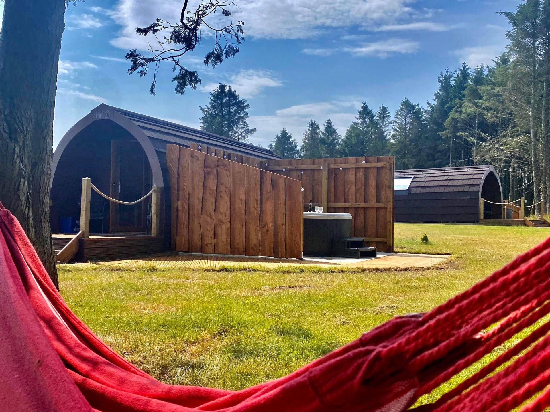 Luxury Glamping Pod with Hot Tub