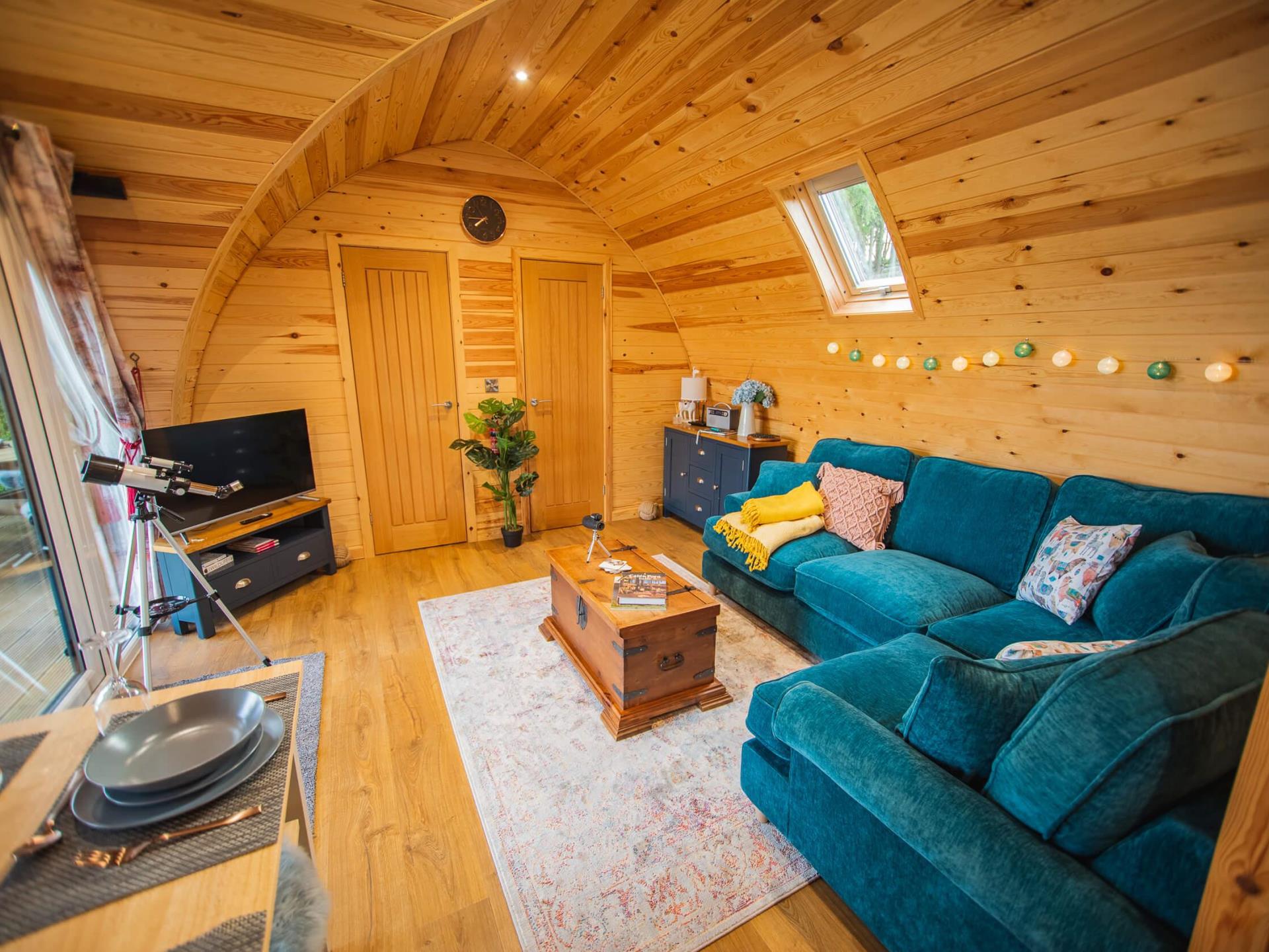 Glamping stay with hot tub in Wales