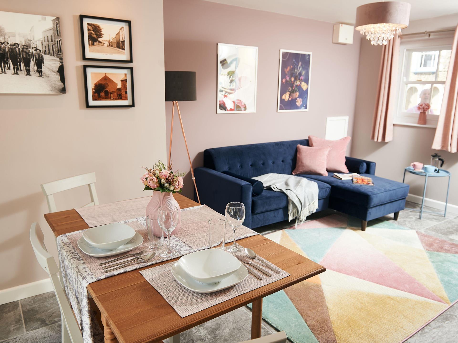Open plan living area