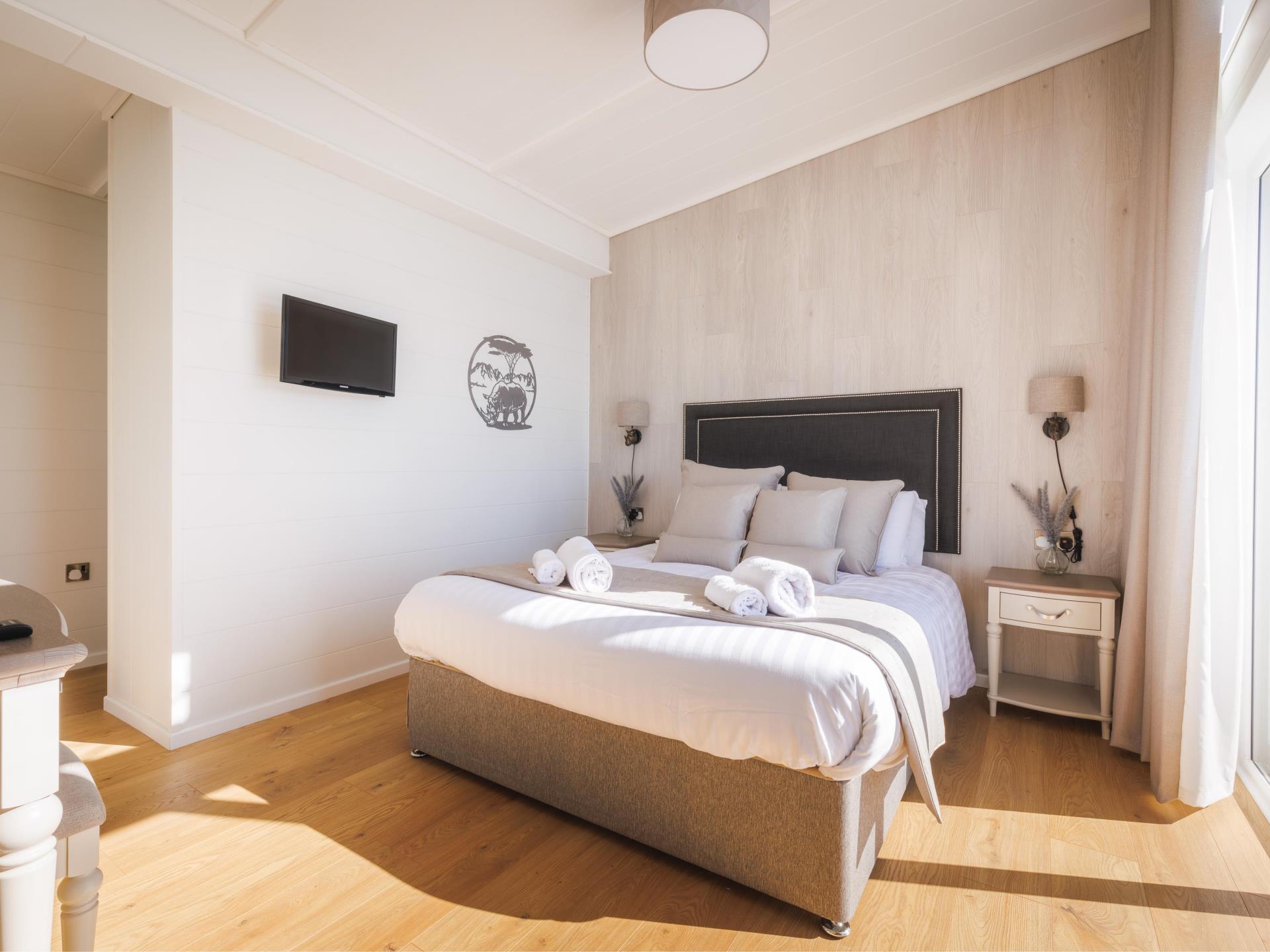 Master bedroom with walk-in wardrobe and ensuite