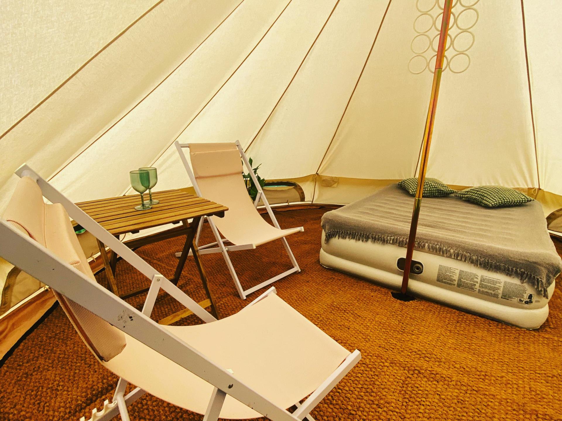 bell tent glamping