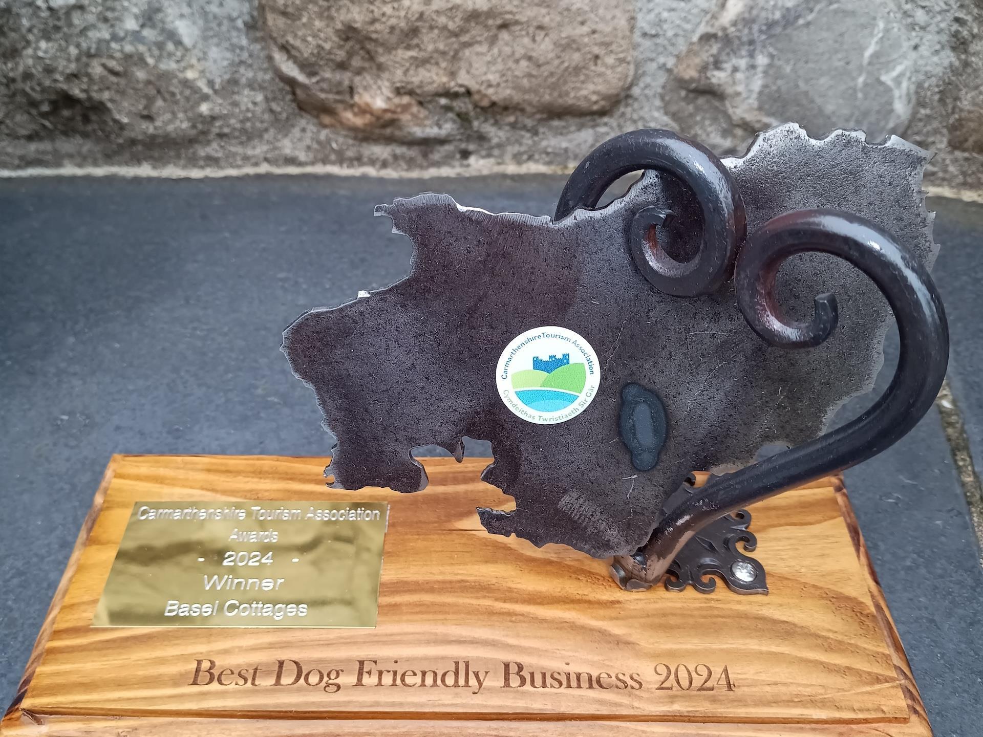 Winner of Best Dog Friendly Business 2024 