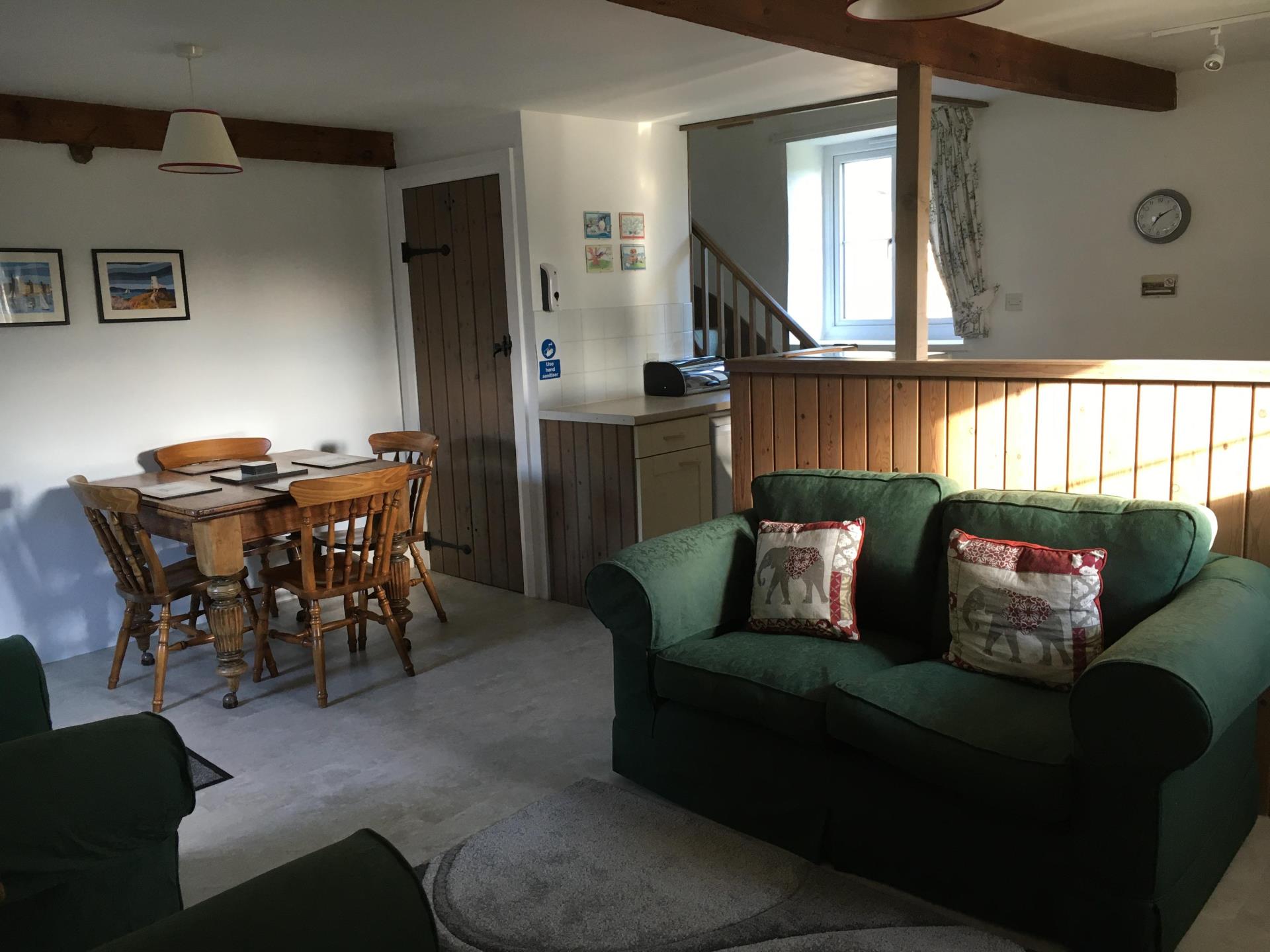 Stable cottage, Talwrn Bach - living area