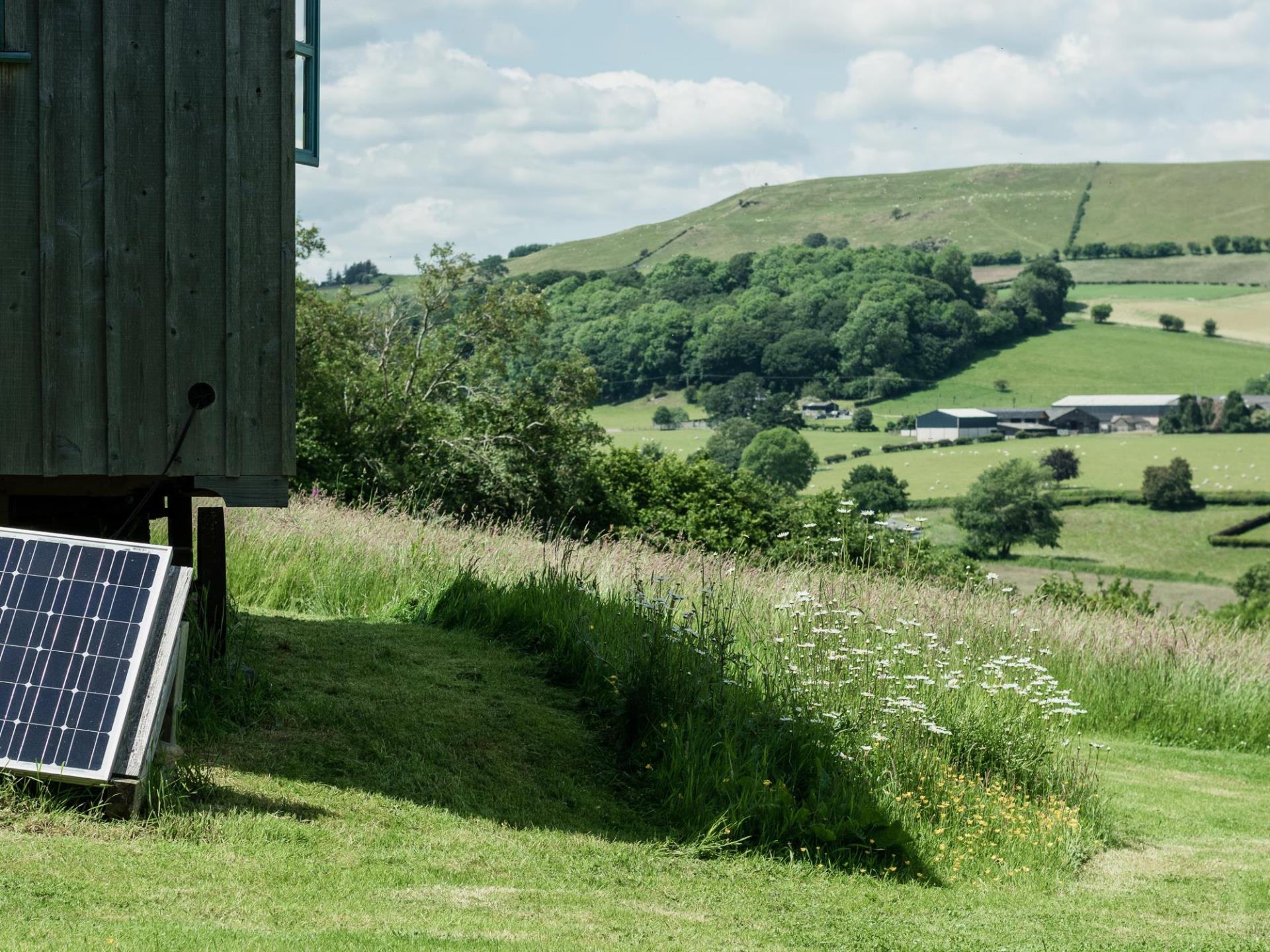 view from the shepherd's hut