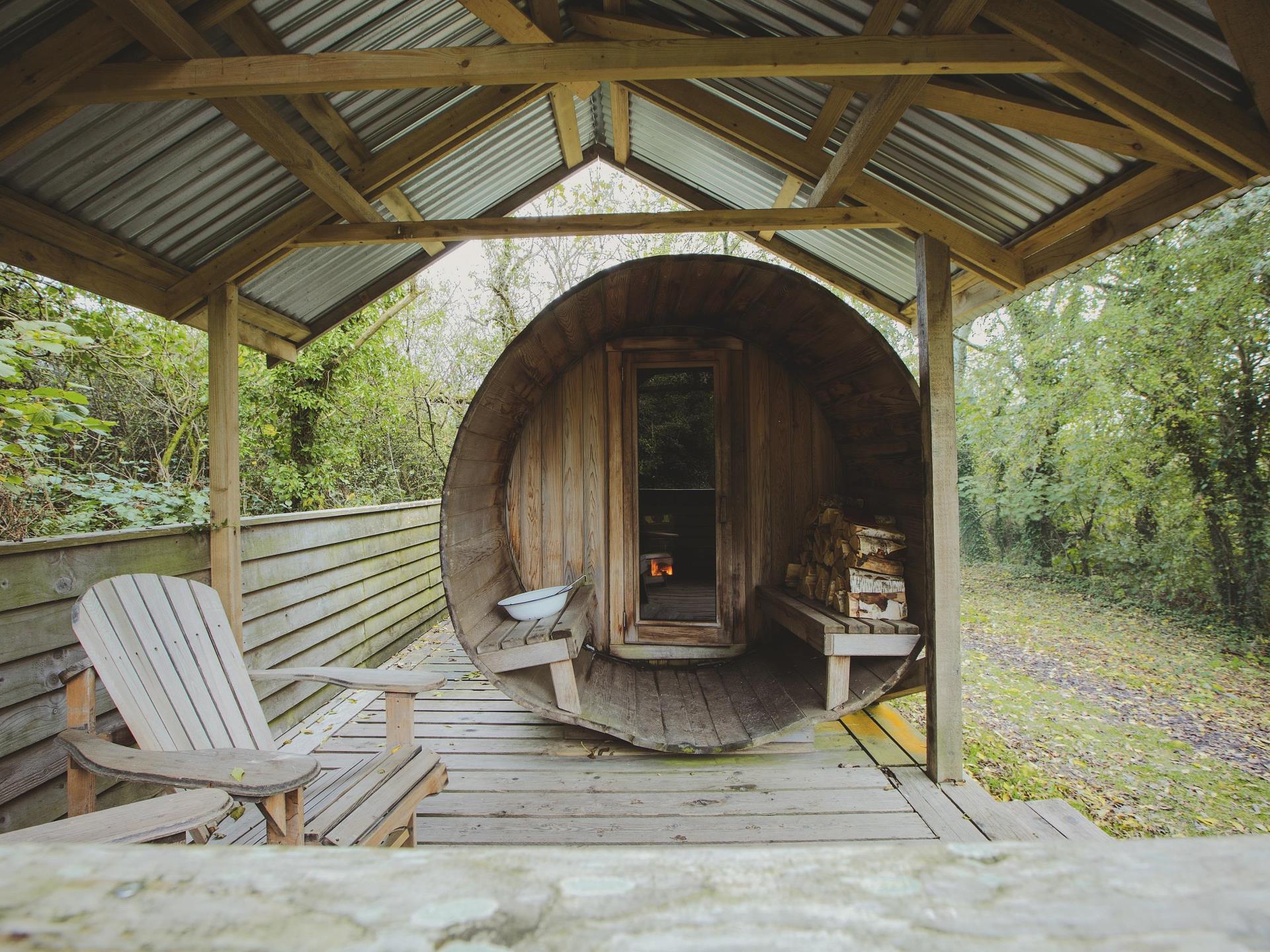 fforest farm cedar barrel sauna