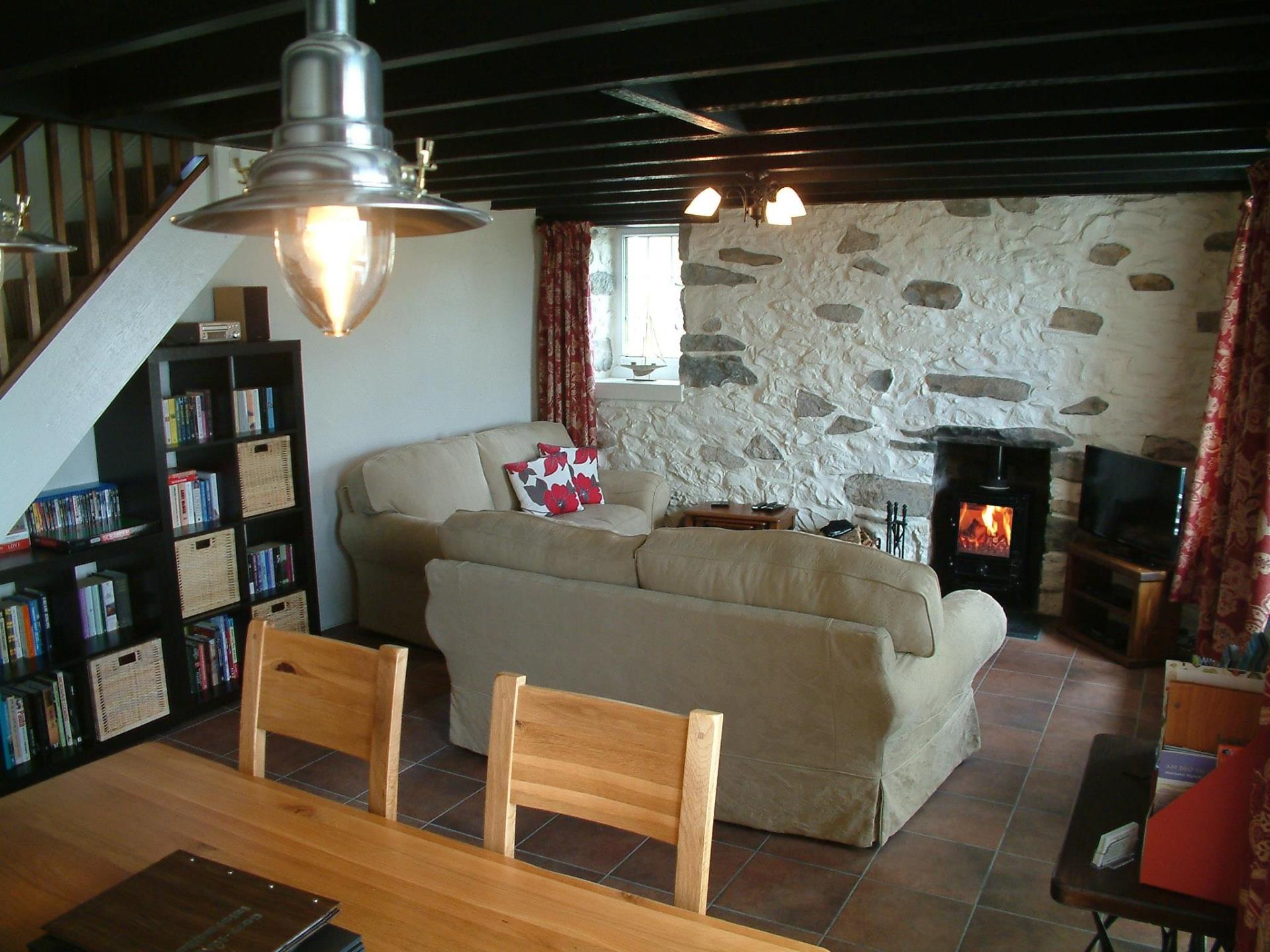 Lounge with Woodburner