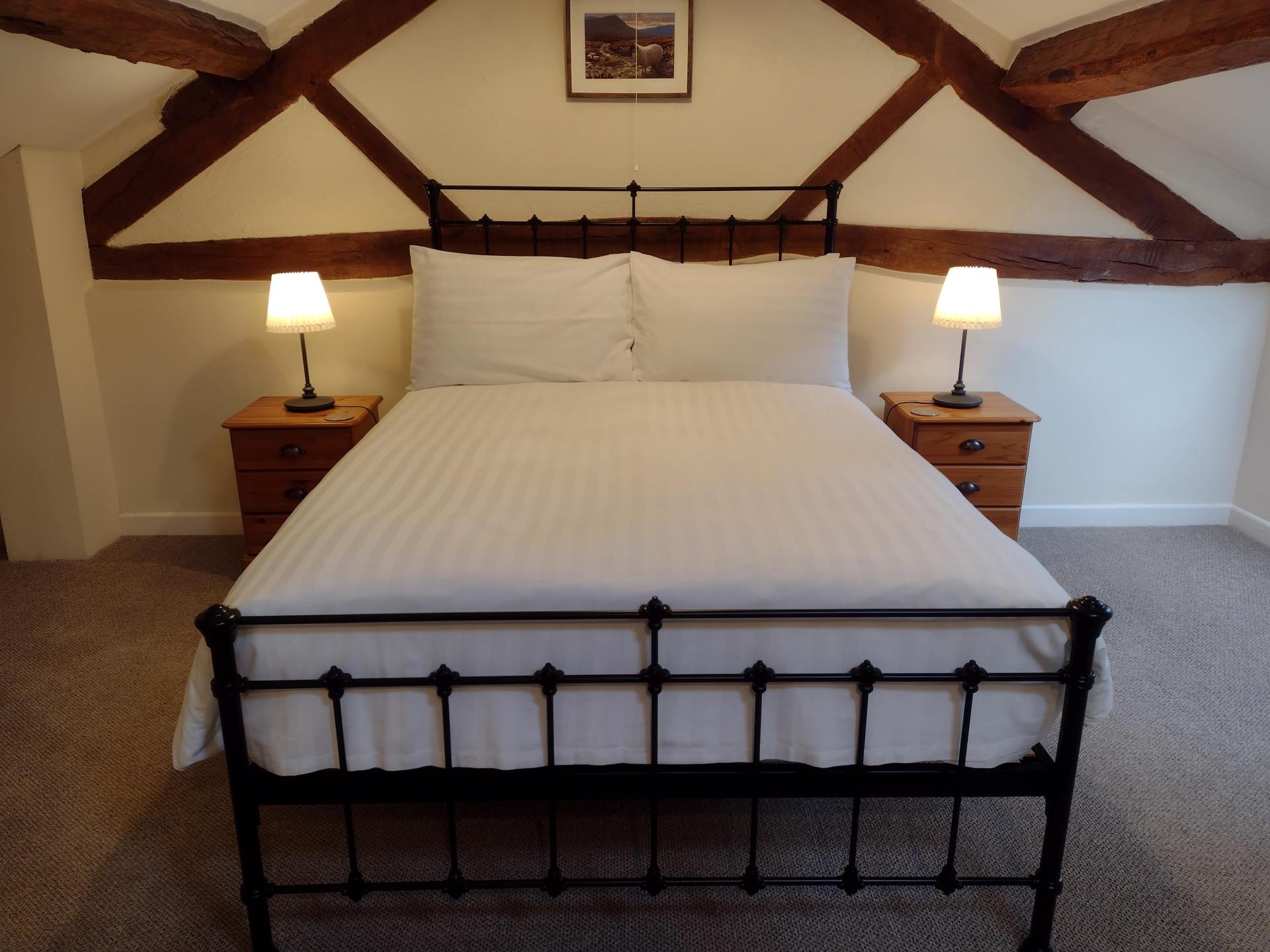 Double bedroom in Severn Cottage at Wye View
