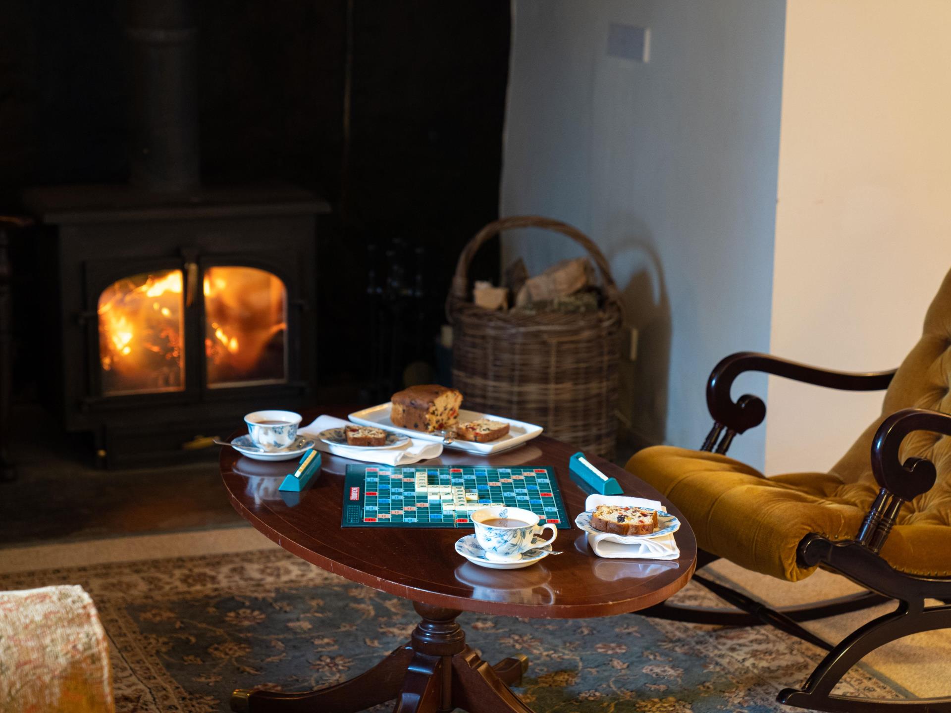 Inglenook fireplace
