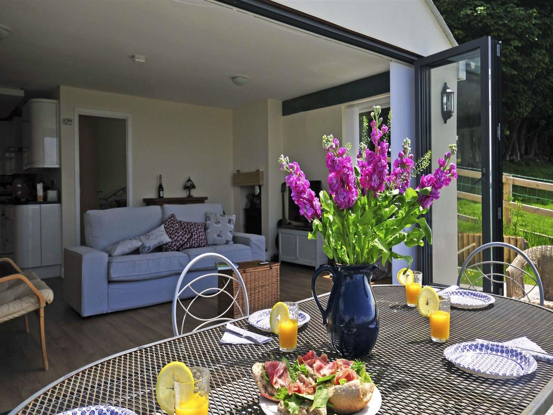 Holiday cottage Monmouthshire - patio