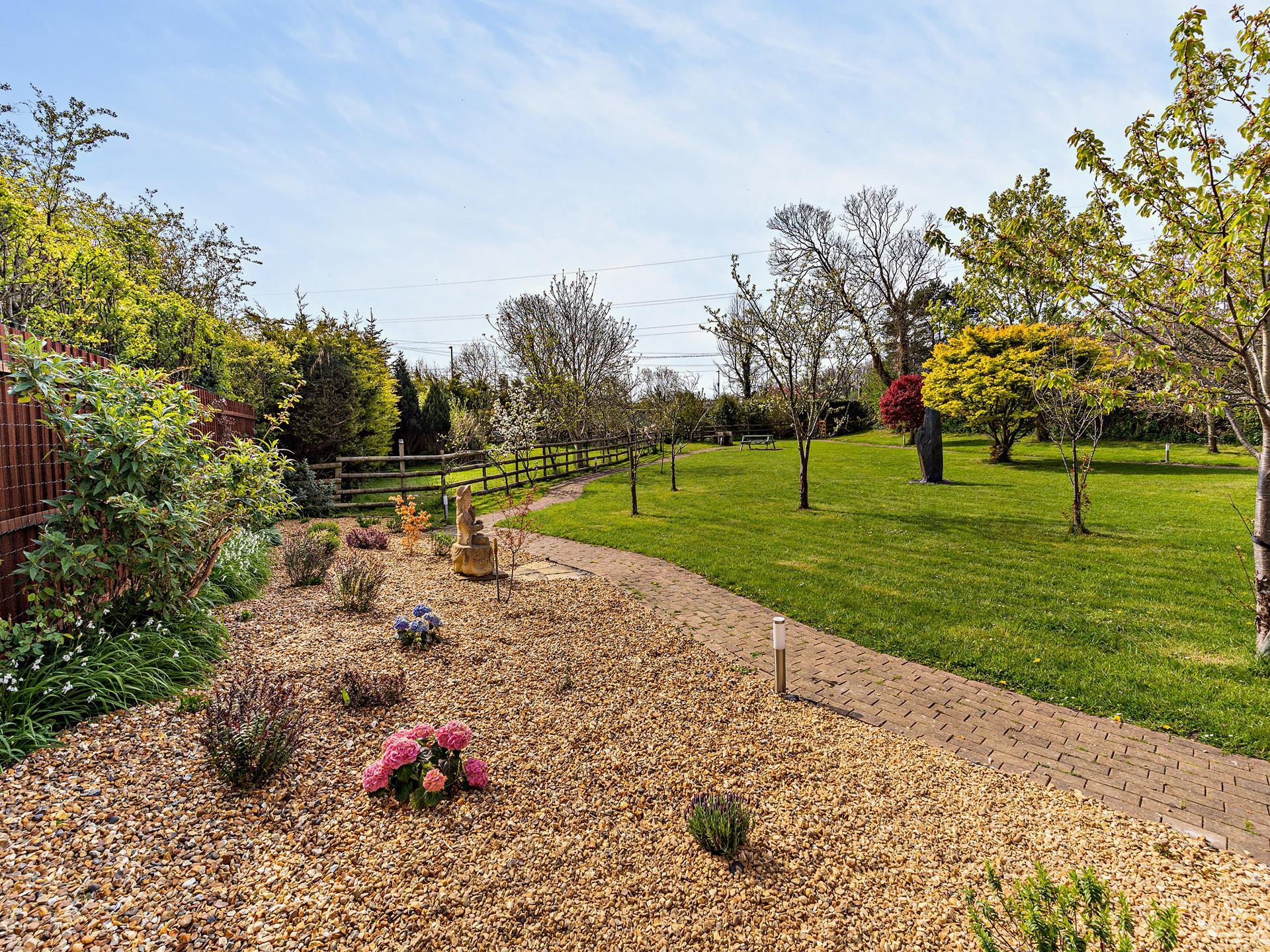 Garden and Paddock area