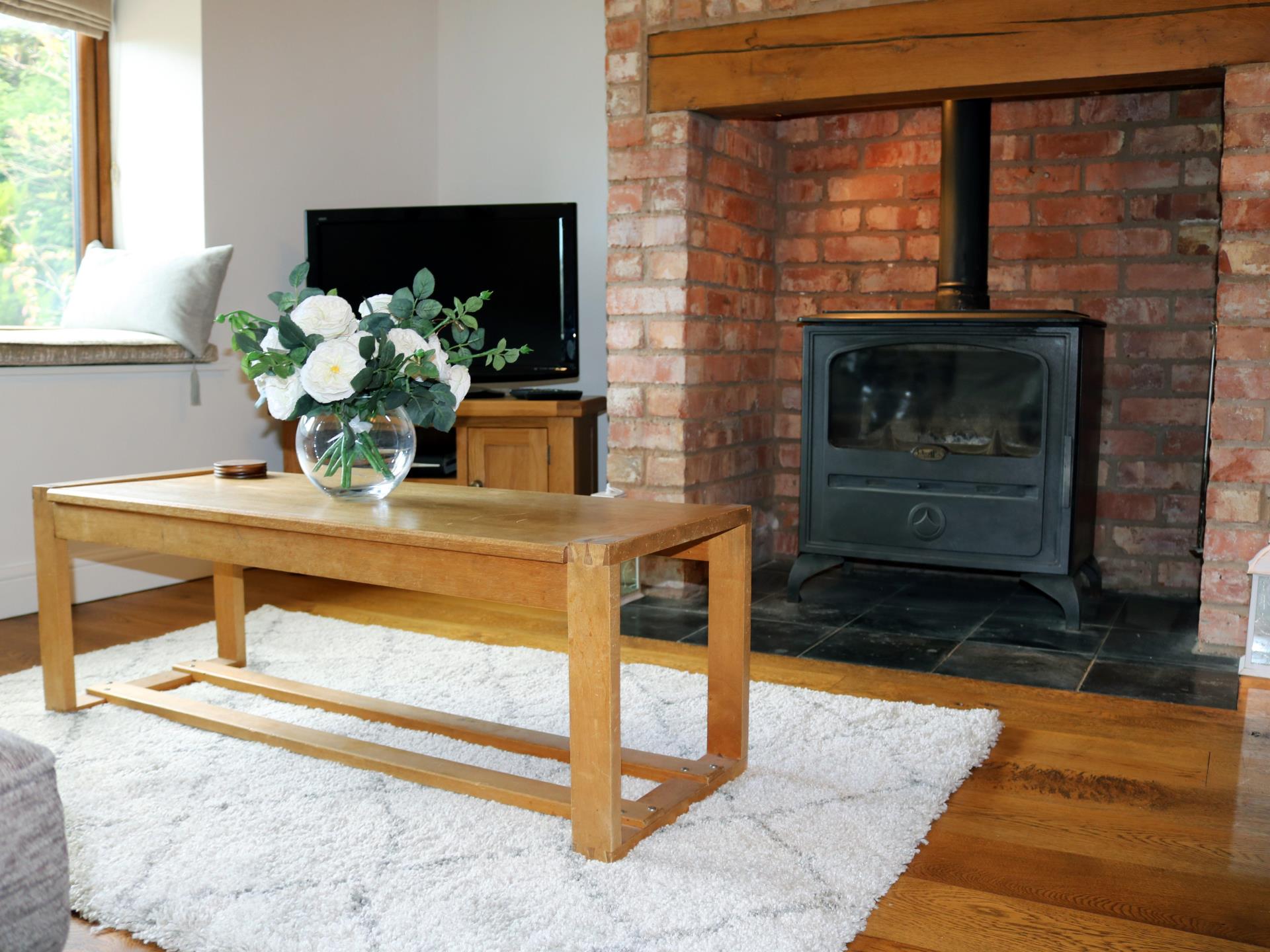 Wood burner and entertainment available