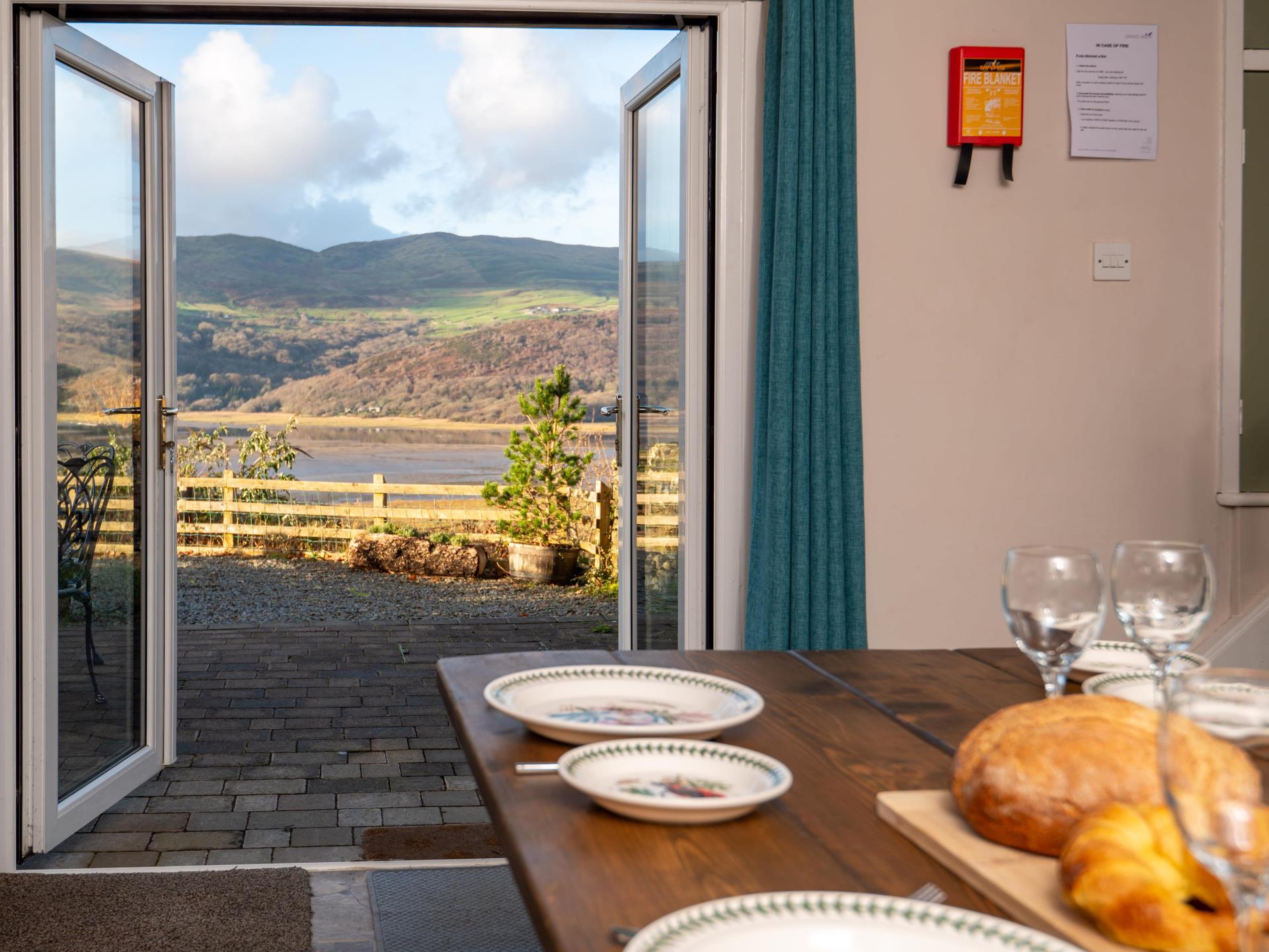 Mawdddach Estuary views from downstairs