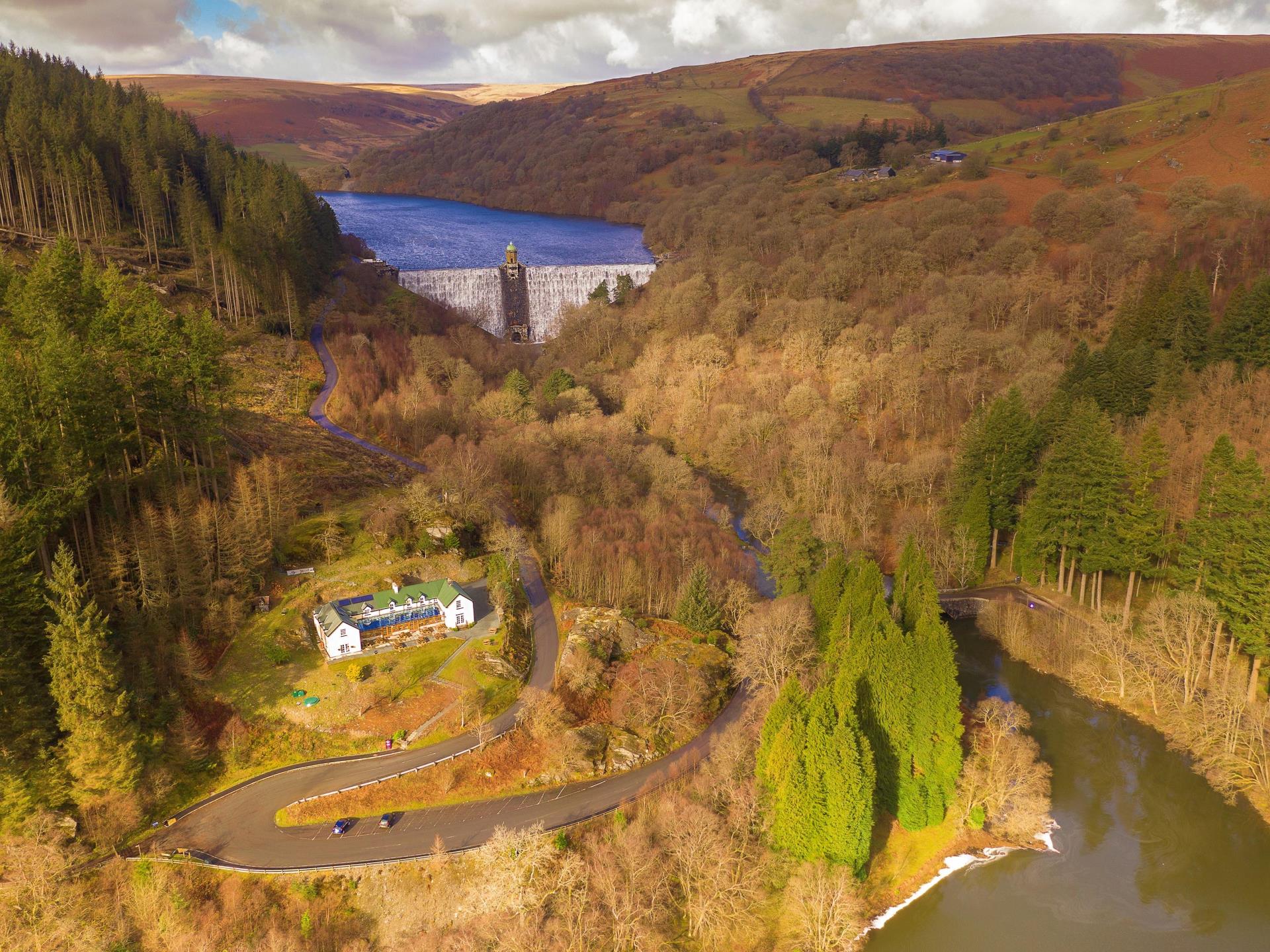 Pen y Garreg Dam, Penbont House, Elan Valley