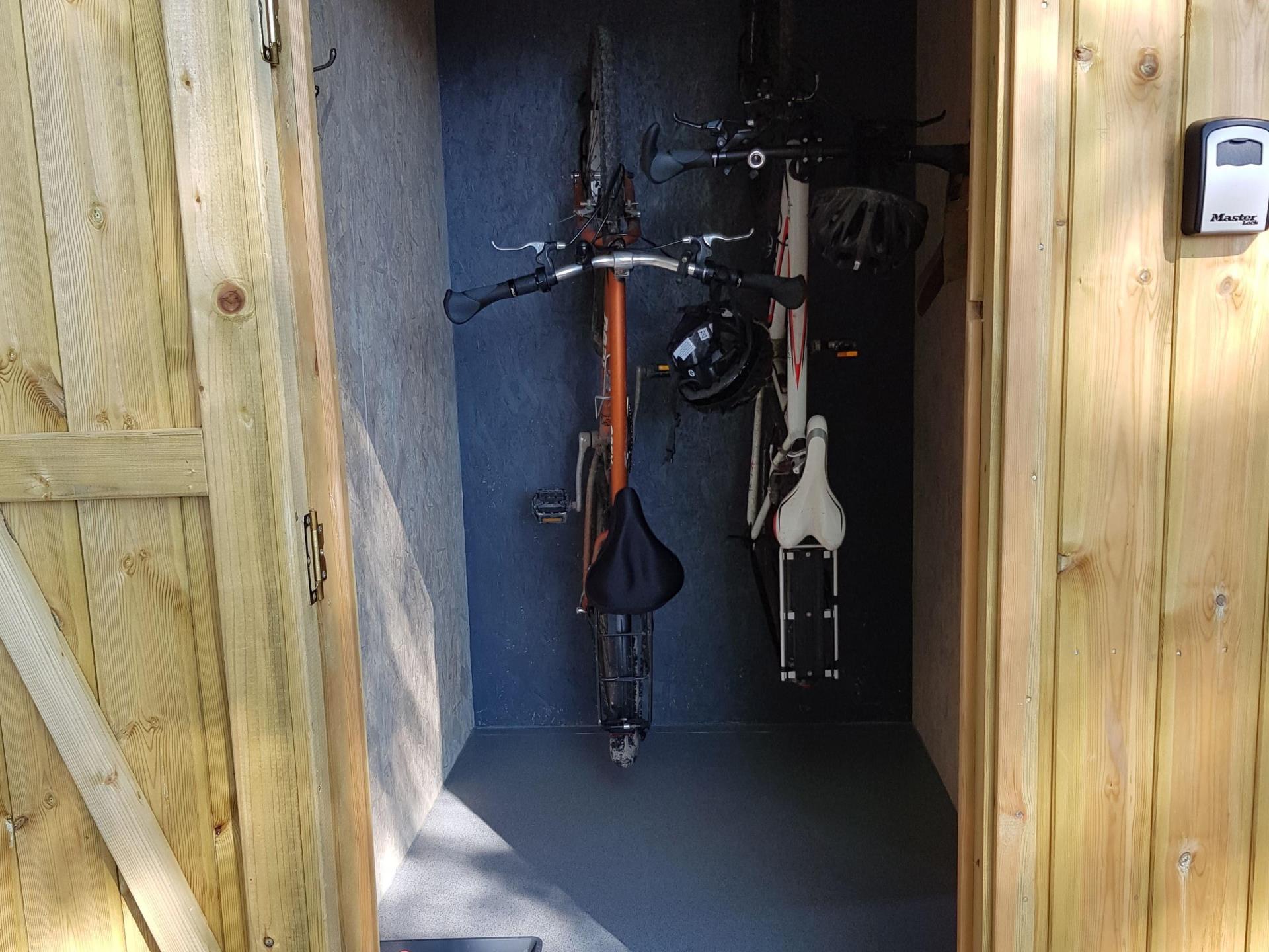 Original cabins have in-cabin bike storage