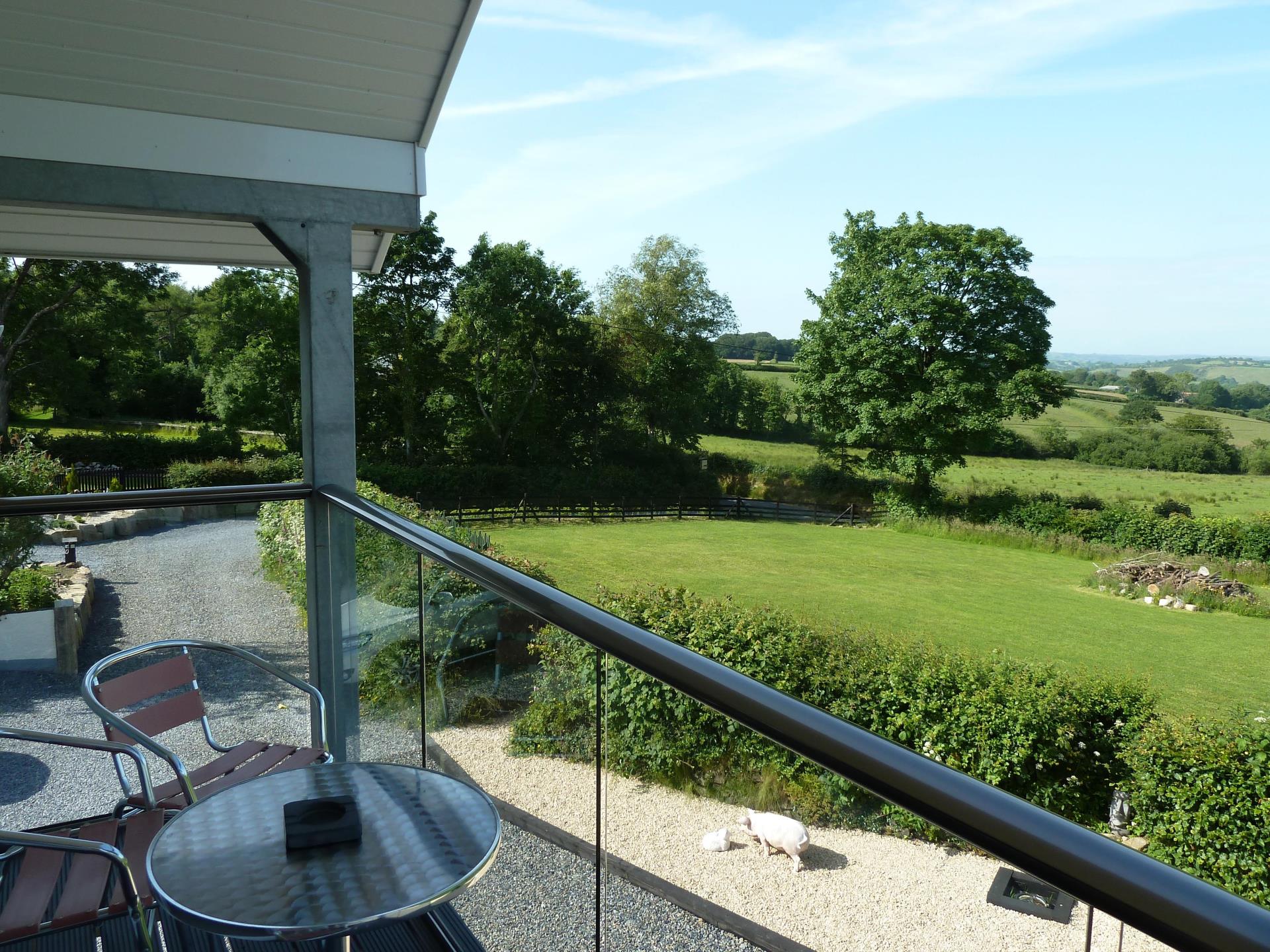 View from Balcony over Dog Paddock