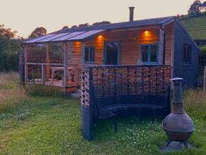 Boutique luxury glamping cabin 