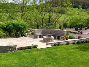 New for 2019 - Stone & Slate Terrace with Fire-Pit