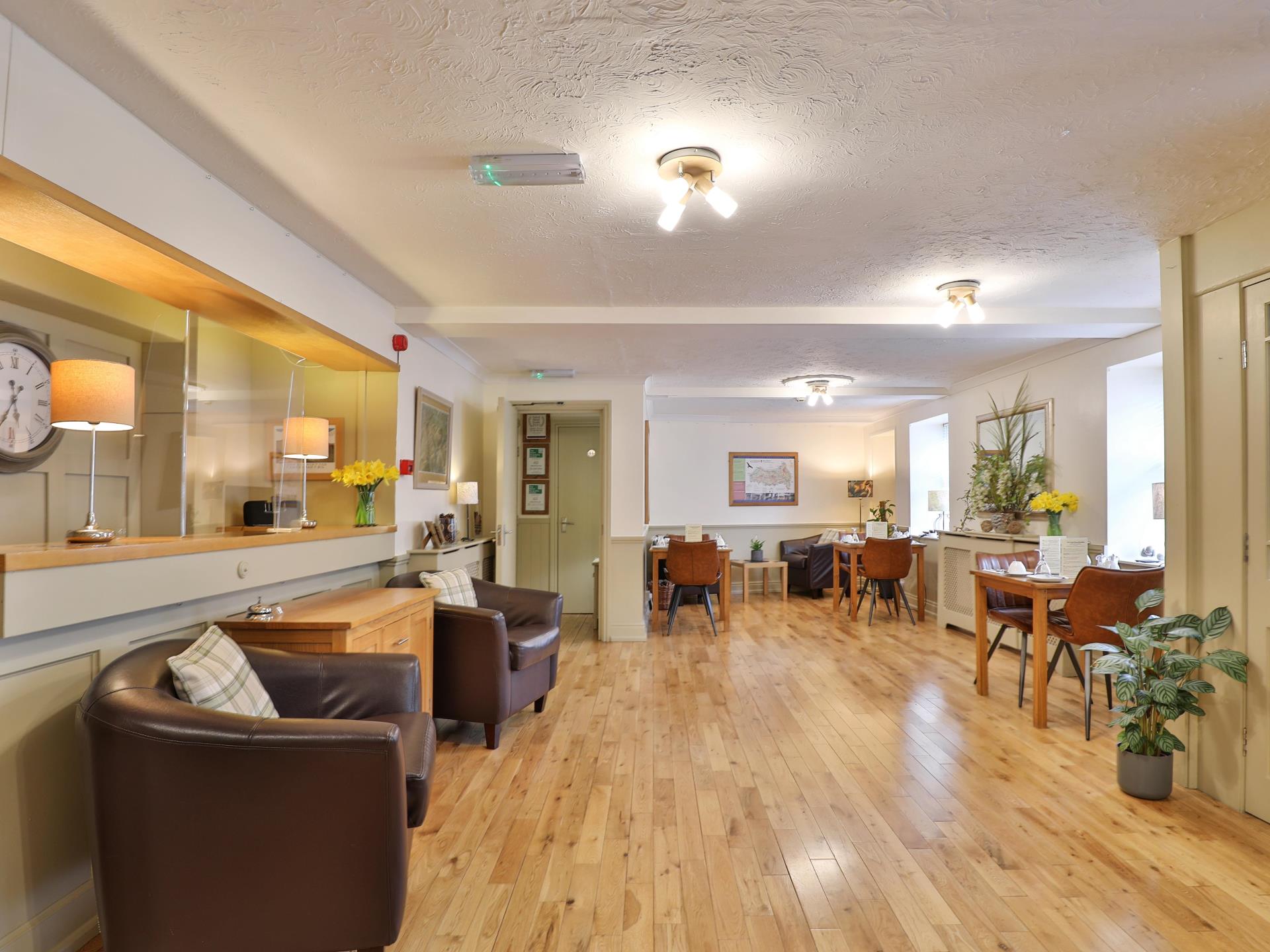 Spacious Reception and Breakfast room. 